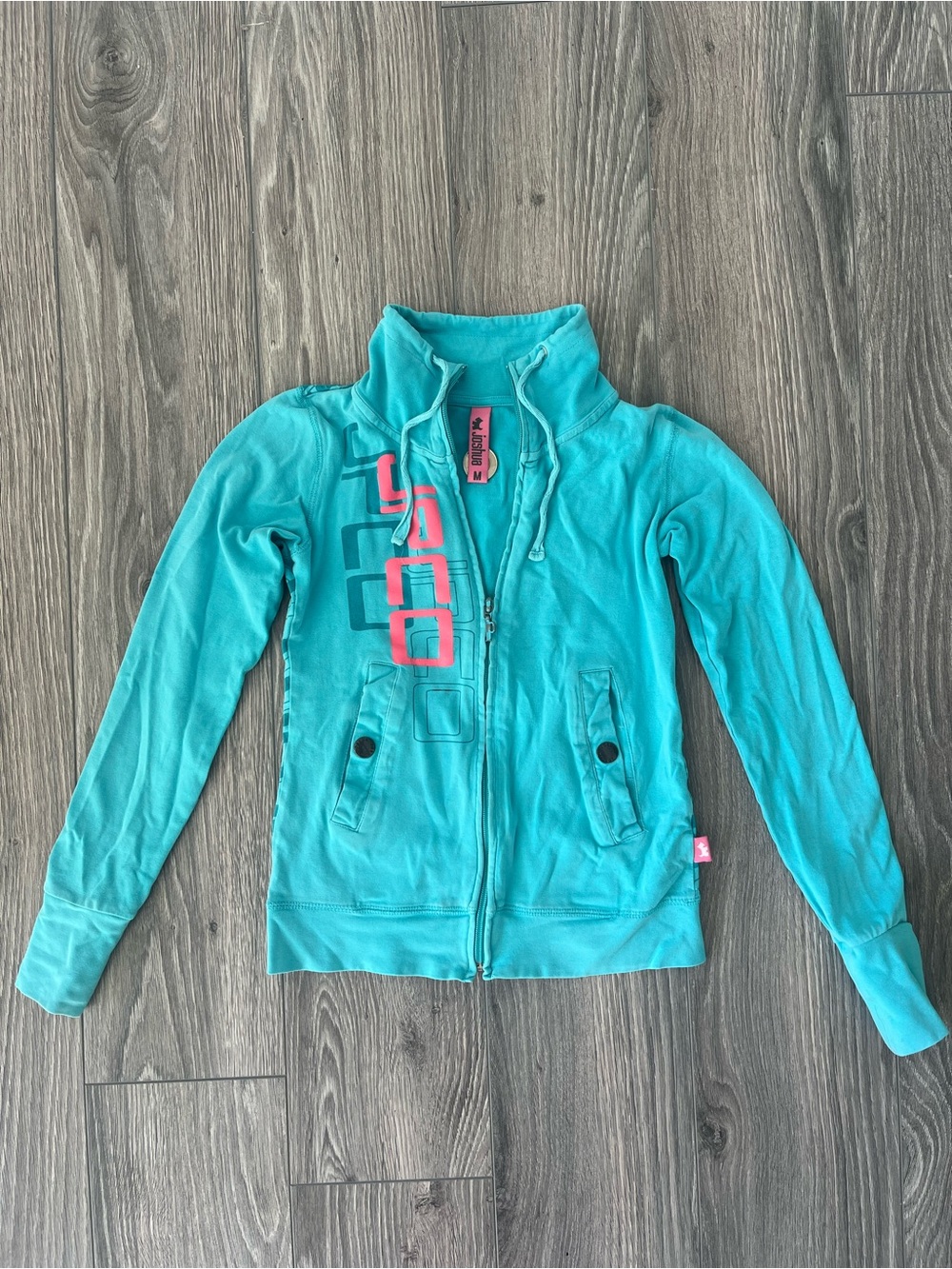 Vintage Teal Joshua zip-up